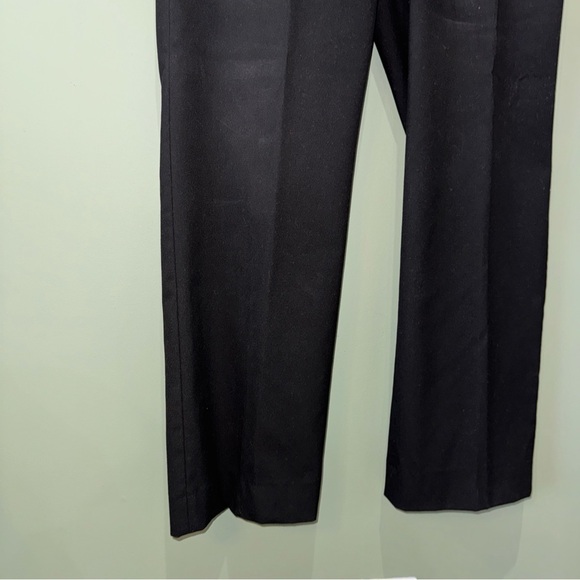 Liz Claiborne Jackie Fit Black Flat Fit Straight Leg Pants Slacks 10 Career - Picture 5 of 13